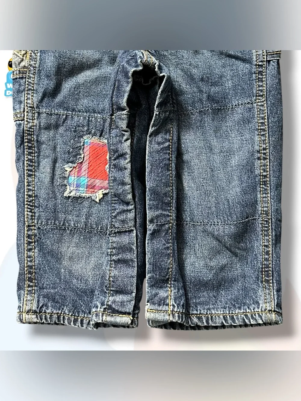 Toddler’s OshKosh B’Gosh Flannel Lined Denim Overalls